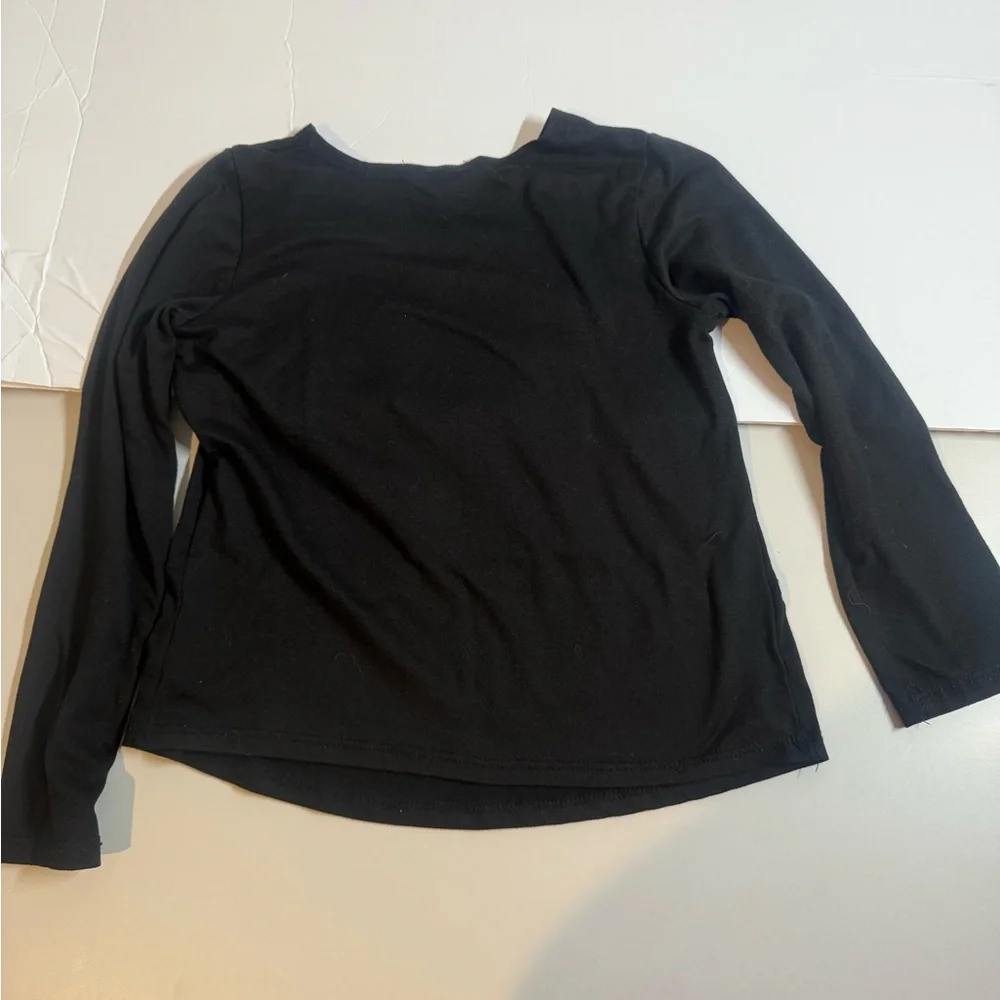 Black Long Sleeve Graphic Tee